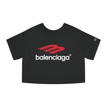 Balenciaga 3B Sport Icon Champion Women Cropped T-Shirt CTB2423