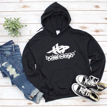 Balenciaga BB Logo Luxury Unisex Pullover Hoodie HTB0945