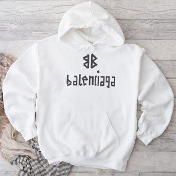 Balenciaga BB Logo Luxury Unisex Pullover Hoodie HTB0955