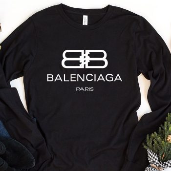 Balenciaga BB Paris Logo Luxury Kid Tee Unisex Longsleeve Shirt LTB0682