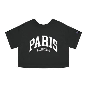 Balenciaga Paris Champion Women Cropped T-Shirt CTB2436