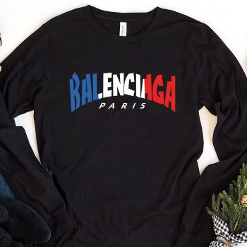 Balenciaga Paris Logo Kid Tee Unisex Longsleeve Shirt LTB0696