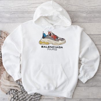 Balenciaga Paris Shoes Triple S Unisex Pullover Hoodie HTB0957