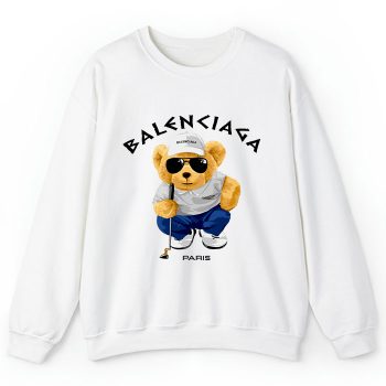 Balenciaga Paris Teddy Bear Logo Crewneck Sweatshirt CSTB0717