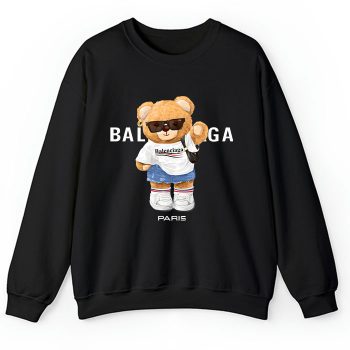 Balenciaga Paris Teddy Bear Logo Crewneck Sweatshirt CSTB0729