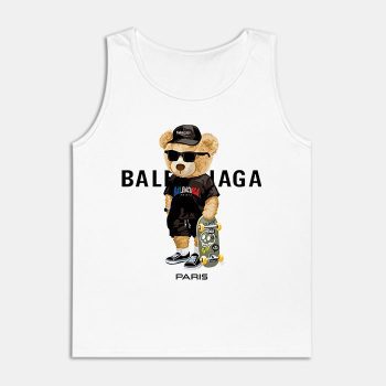Balenciaga Paris Teddy Bear Logo Unisex Tank Top TTTB0840
