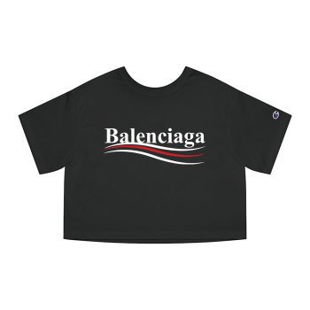 Balenciaga Political Campaign Champion Women Cropped T-Shirt CTB2418