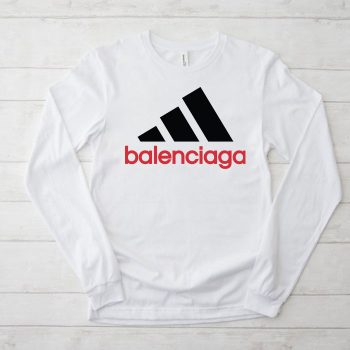 Balenciaga x Adidas Logo Kid Tee Unisex Longsleeve Shirt LTB0693