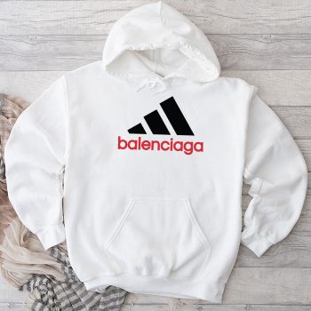 Balenciaga x Adidas Logo Unisex Pullover Hoodie HTB0947