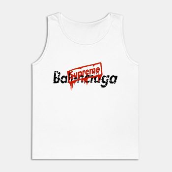 Balenciaga x Supreme Logo Unisex Tank Top TTTB0841