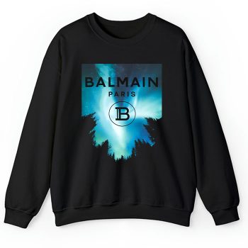 Balmain Moon Print Crewneck Sweatshirt CSTB0905