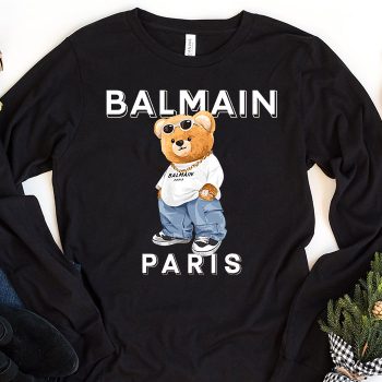 Balmain Paris Teddy Bear Luxury Kid Tee Unisex Longsleeve ShirtLTB0885