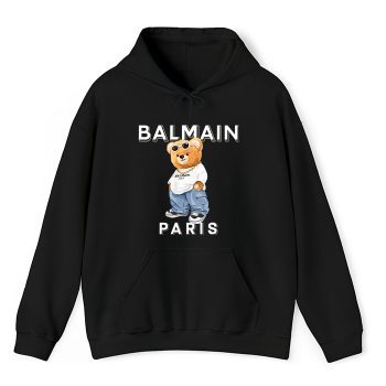 Balmain Paris Teddy Bear Luxury Unisex Pullover Hoodie HTB1139