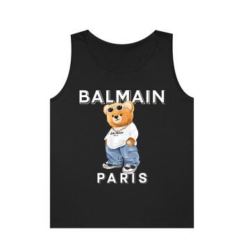 Balmain Paris Teddy Bear Luxury Unisex Tank Top TTTB1026