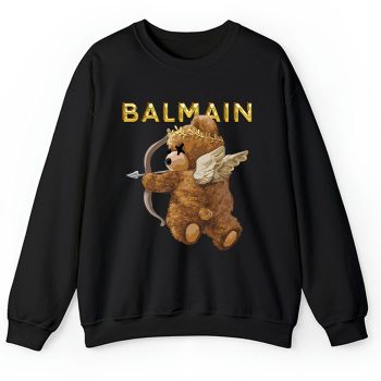 Balmain Teddy Bear Gold Luxury Crewneck Sweatshirt CSTB0906