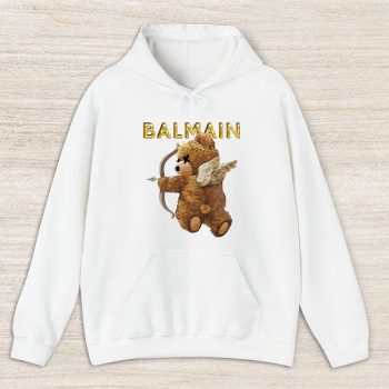 Balmain Teddy Bear Gold Luxury Unisex Pullover Hoodie HTB1141