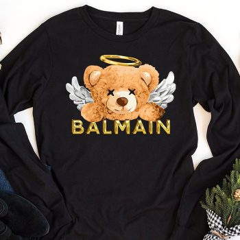 Balmain Teddy Bear Luxury Kid Tee Unisex Longsleeve ShirtLTB0879
