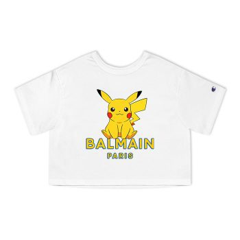 Balmain X Pokemon Champion Women Cropped T-Shirt CTB2875