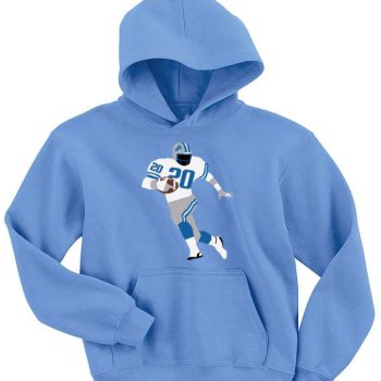 Barry Sanders Detroit Lions Lion King Crew Hooded Sweatshirt Unisex Hoodie
