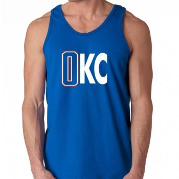 Blue Russell Westbrook Oklahoma City "0Kc" Unisex Tank Top