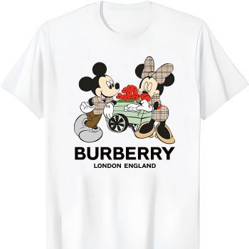 Burberry London Mickey Mouse And Minnie Mouse Couple Kid Tee Unisex T-Shirt TTB1774