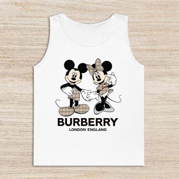 Burberry London Mickey Mouse And Minnie Mouse Couple Unisex Tank Top TTTB0888