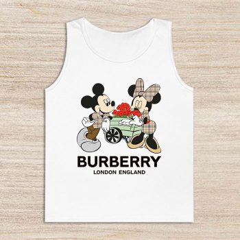 Burberry London Mickey Mouse And Minnie Mouse Couple Unisex Tank Top TTTB0889