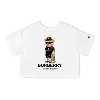 Burberry London Teddy Bear Champion Women Cropped T-Shirt CTB2476