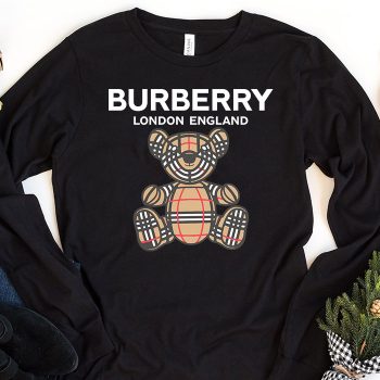Burberry London Teddy Bear Kid Tee Unisex Longsleeve Shirt LTB0721