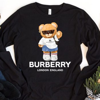 Burberry London Teddy Bear Kid Tee Unisex Longsleeve Shirt LTB0739