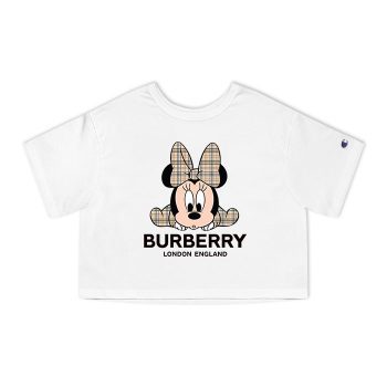 Burberry Minnie Mouse Kid Champion Women Cropped T-Shirt CTB2482
