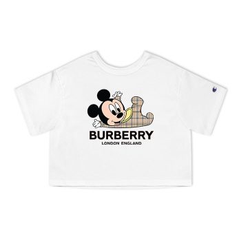 Burberry Minnie Mouse Kid Champion Women Cropped T-Shirt CTB2483