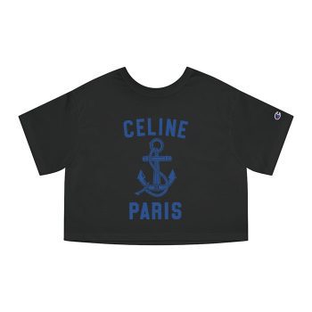 Celine Paris 70'S Anchor Champion Women Cropped T-Shirt CTB2811