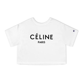 Celine Paris Luxury Champion Women Cropped T-Shirt CTB2808