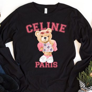 Celine Paris Teddy Bear Luxury Kid Tee Unisex Longsleeve ShirtLTB0814