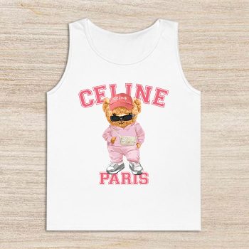 Celine Paris Teddy Bear Luxury Unisex Tank Top TTTB0956