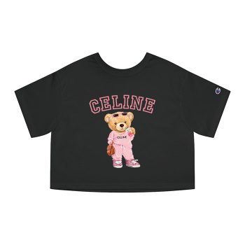 Celine Teddy Bear Luxury Champion Women Cropped T-Shirt CTB2804