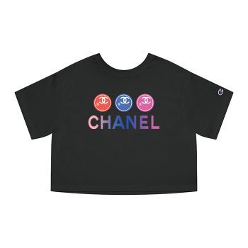 Chanel Colorful Logo Champion Women Cropped T-Shirt CTB2639
