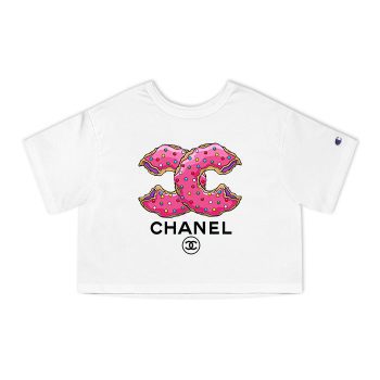 Chanel Doughnut Logo Champion Women Cropped T-Shirt CTB2495