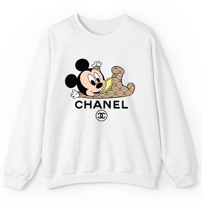 Chanel Mickey Mouse Kid Crewneck Sweatshirt CSTB0245