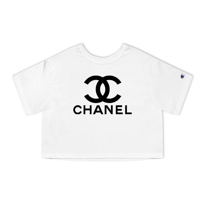 Chanel Original Logo Champion Women Cropped T-Shirt CTB2631