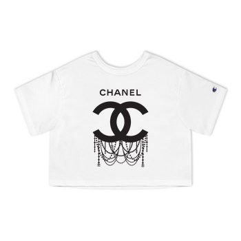 Chanel Original Logo Champion Women Cropped T-Shirt CTB2634