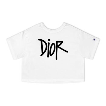 Dior Logo Luxury Champion Women Cropped T-Shirt CTB2647