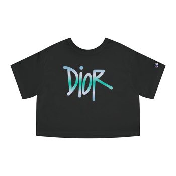 Dior Logo Luxury Champion Women Cropped T-Shirt CTB2648