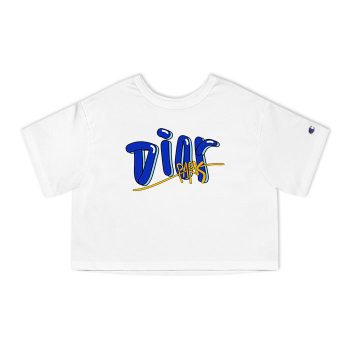 Dior Logo Luxury Champion Women Cropped T-Shirt CTB2652