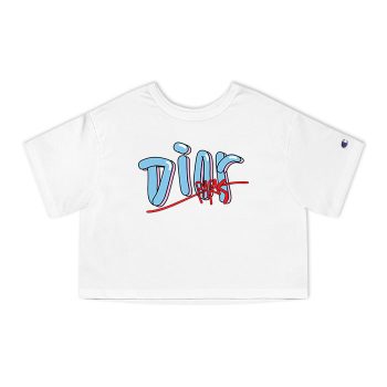 Dior Logo Luxury Champion Women Cropped T-Shirt CTB2653