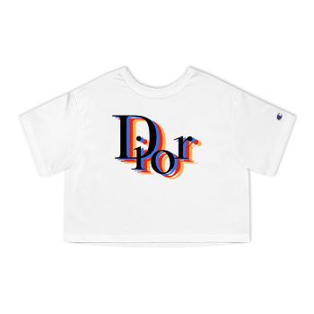 Dior Logo Luxury Champion Women Cropped T-Shirt CTB2654