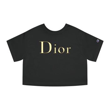Dior Logo Luxury Champion Women Cropped T-Shirt CTB2656