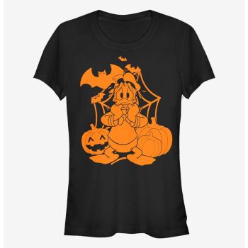 Disney Donald Duck Web Scare Girls T-Shirt Women Lady T-Shirt HTS4491
