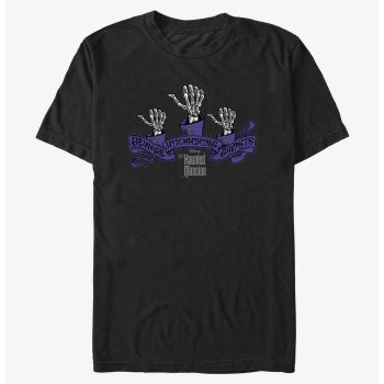 Disney Haunted Mansion Beware Hitchhiking Ghosts Extra Soft Kid Tee - Unisex T-Shirt HTS1557